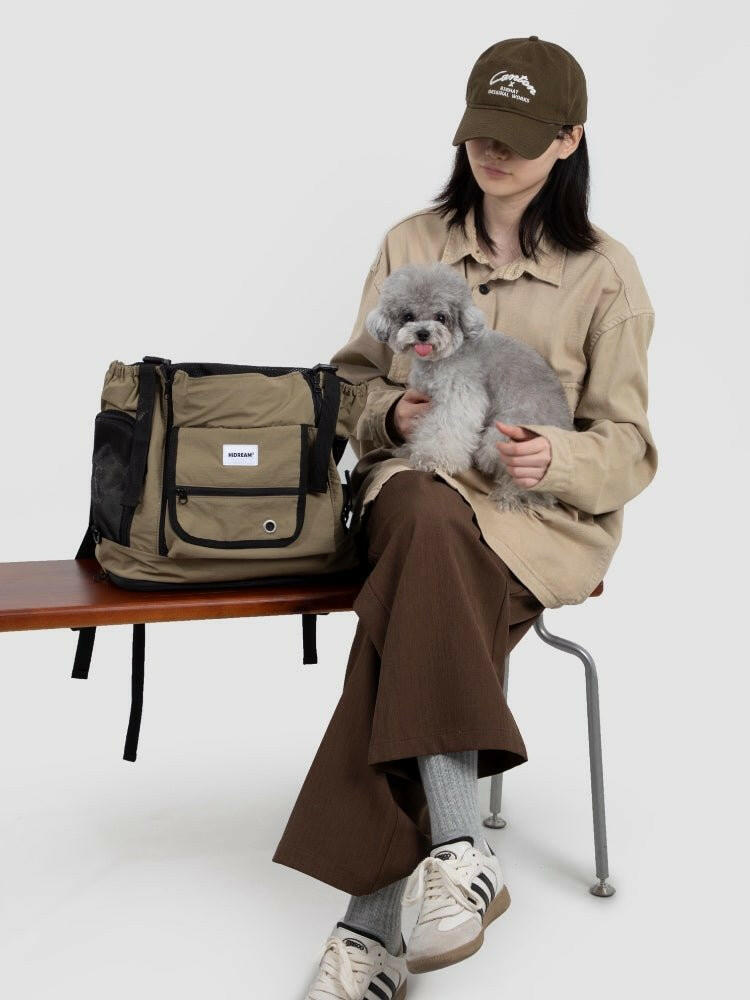 Mountain Series Front Pet Carrier – Light Camel - Paw Charge